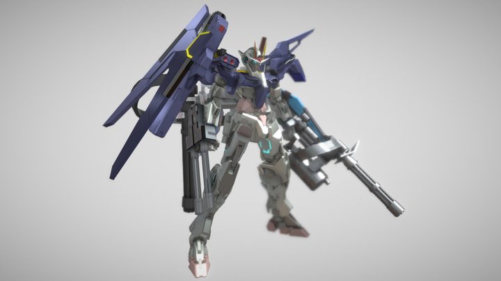 Gundam 00 Perpect Titan 3D Model
