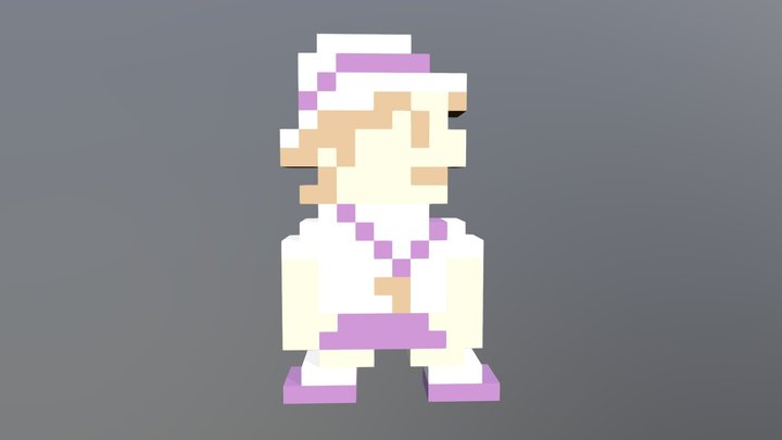 FIGURAS PIXELADAS 3D Model