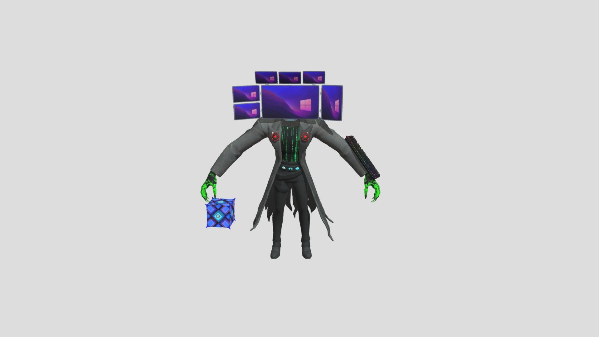 Titan_computer_man upgrade - Download Free 3D model by Ann Character ...