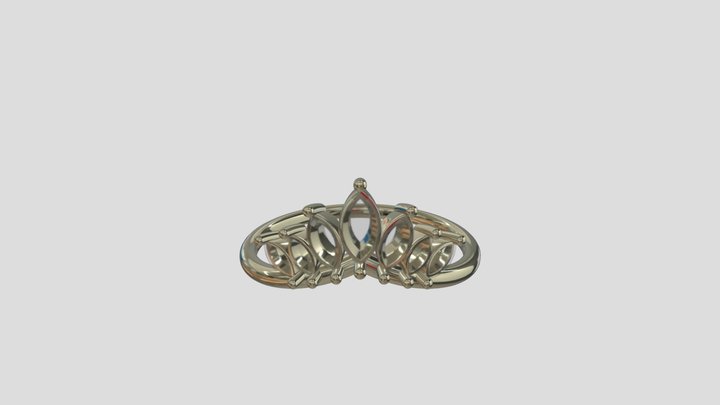 ADRG009 Diamond ring engagemet wedding jewelry – Free 3D Model STL