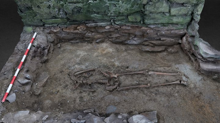 Ermita de La Magdalena. Sondeo 2 3D Model