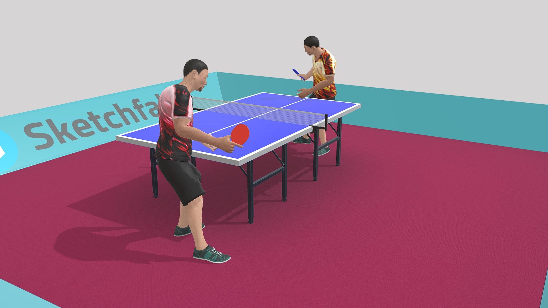 zone these discount Table tennis animation (Ping pong) - Download Free 3D model by mrfsandor  (@mrfsandor) [cb651df]