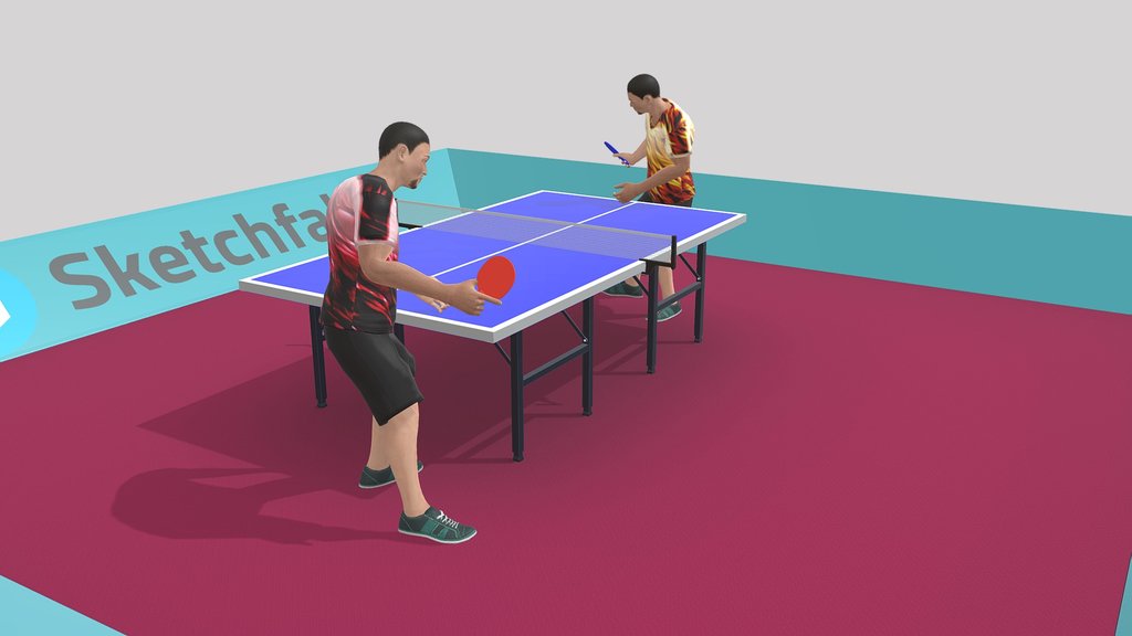 Table tennis animation (Ping pong)