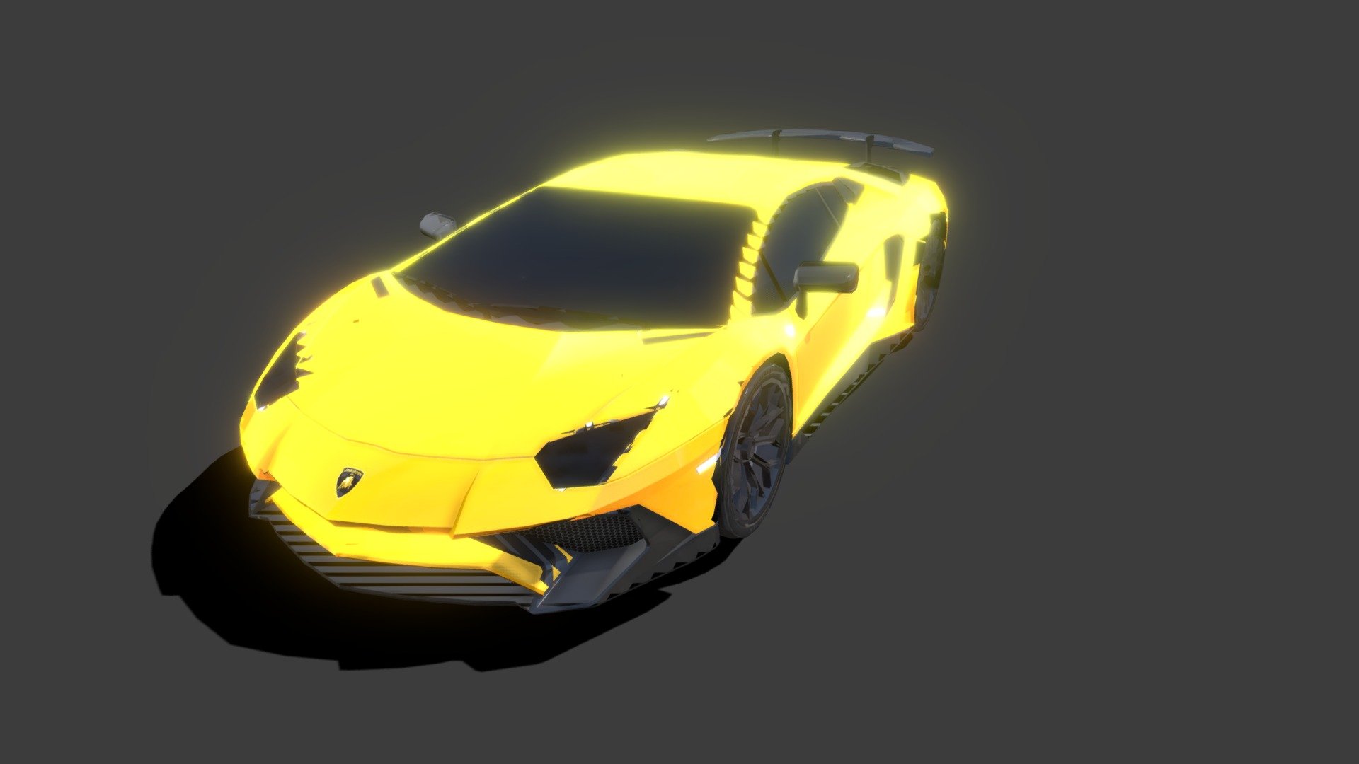 rendered lambo!! - 3D model by ryden.ho1645 [cb653a3] - Sketchfab