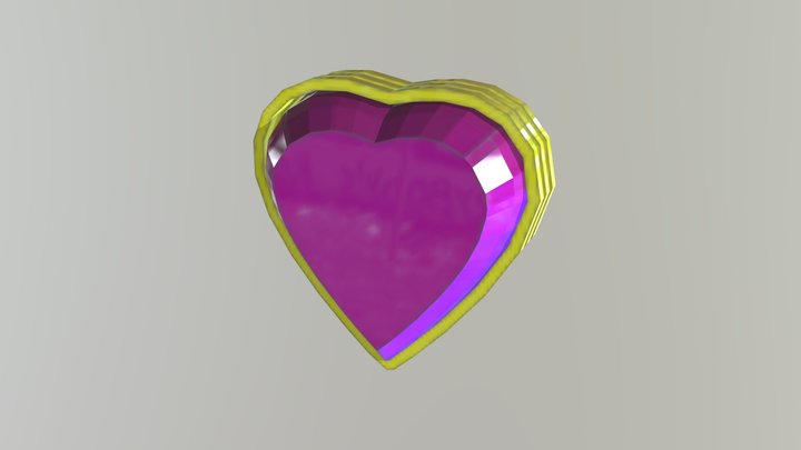 Heart Gems 3D Model
