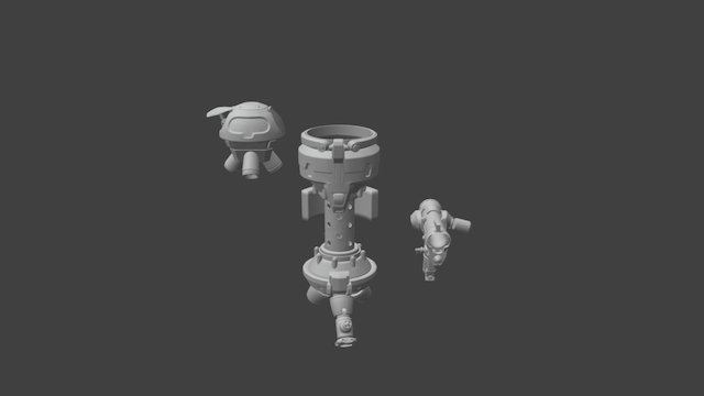 [PTA}MEI_무기_(R)_Grayshade_v01 3D Model