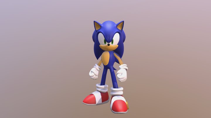 Sonic Lost World Sonic Model 3D Model