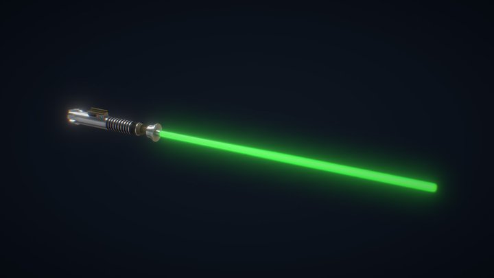 Luke´s Lightsaber 3D Model