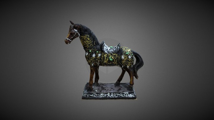 antique horse 3D Model