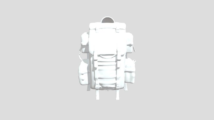 Runner’s Supply Pack (Survival Gear Backpack) 3D Model