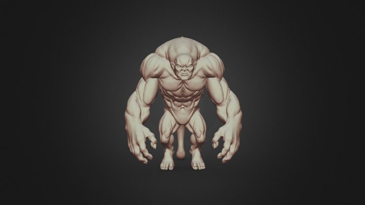 Troll - 3D Character Model - Game Art 3D Model