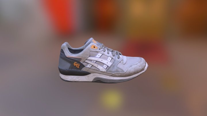 Sneaker scan with texture cleanup in substance 3D Model