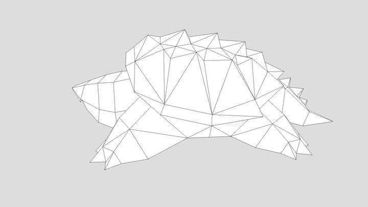 Dragon Turtle Papercraft 3D Model
