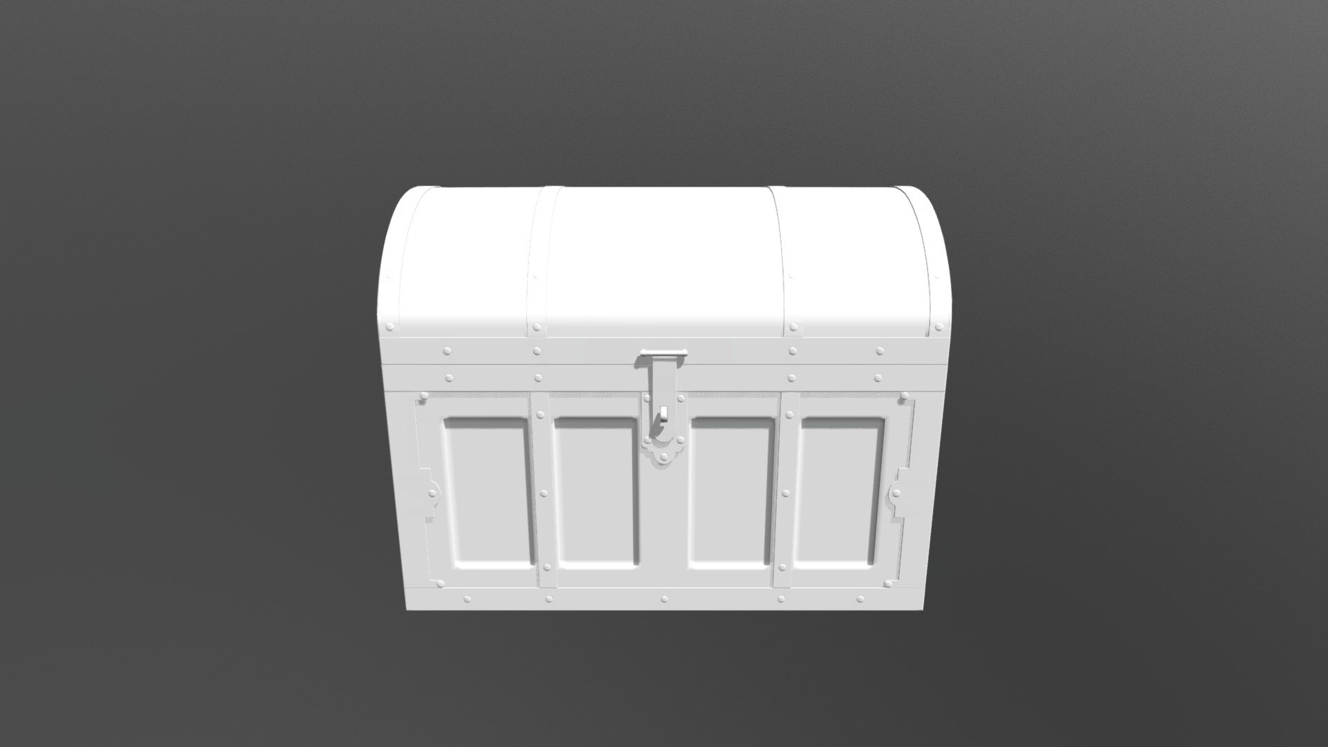 Medieval Chest Untextured