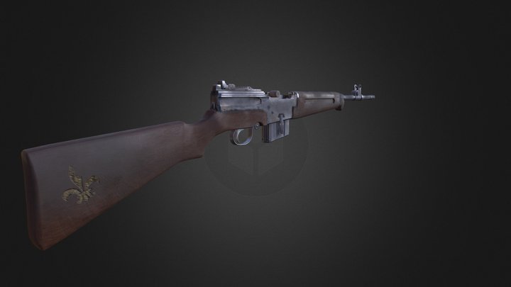 MAS 1949-56 French Semi-Auto rifle 3D Model