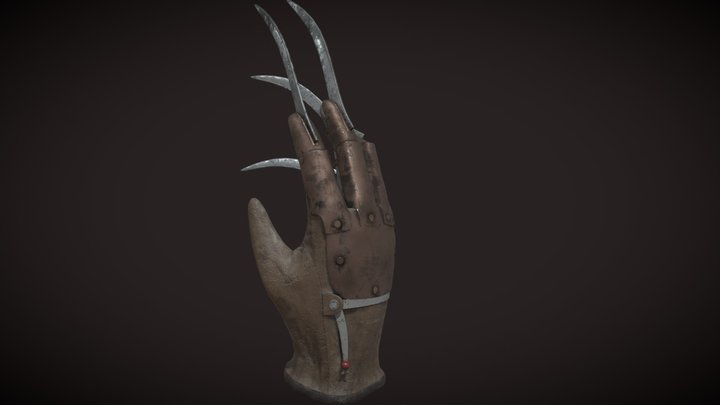 Freddy Krueger's glove 3D Model