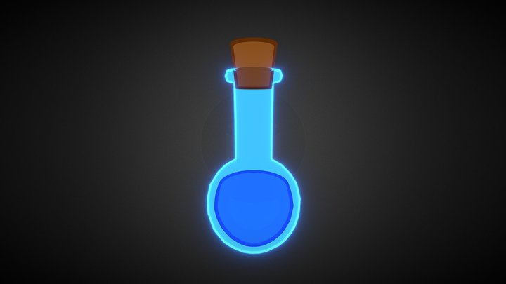 Potion Bottle | Stylized Fantasy Prop 3D Model