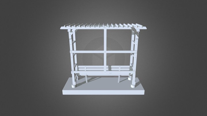 Bench Patio 3D Model