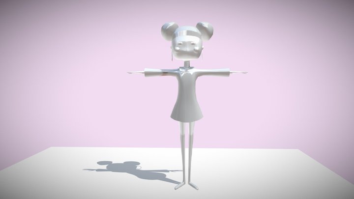 Pinkygirl 3D Model