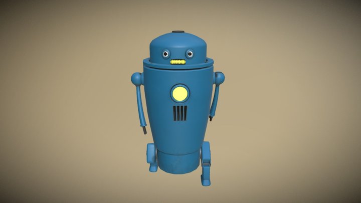 Fred The Robot 3D Model