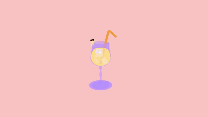 Pina Colada 3D Model