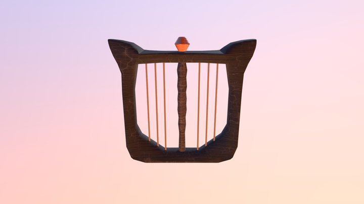 Gameobject_harp 3D Model