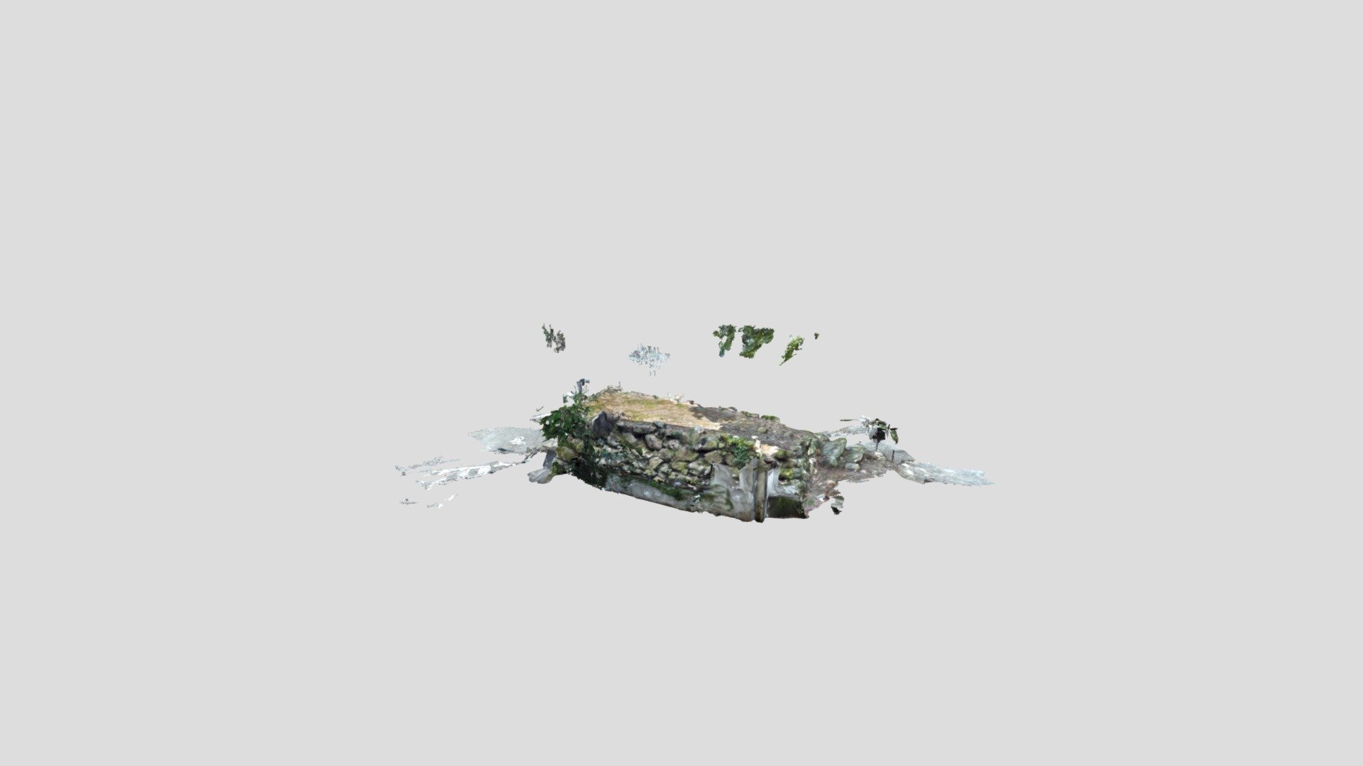 高知城　搦手石垣 — Sketchfab embed 3D viewer
