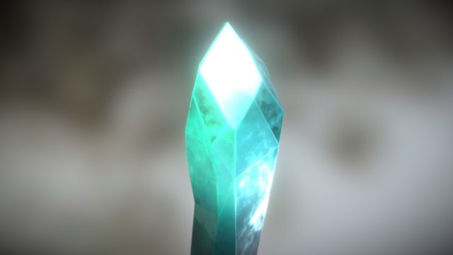 PBR - Low Poly Crystal 3D Model