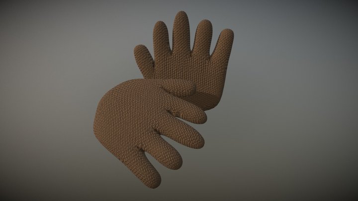 Sackboy Hands 3D Model