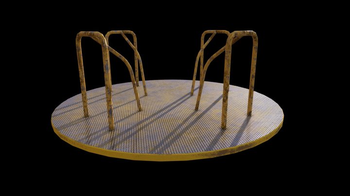 Merry Go Round Playground Old FREE – Modello 3D gratuito STL