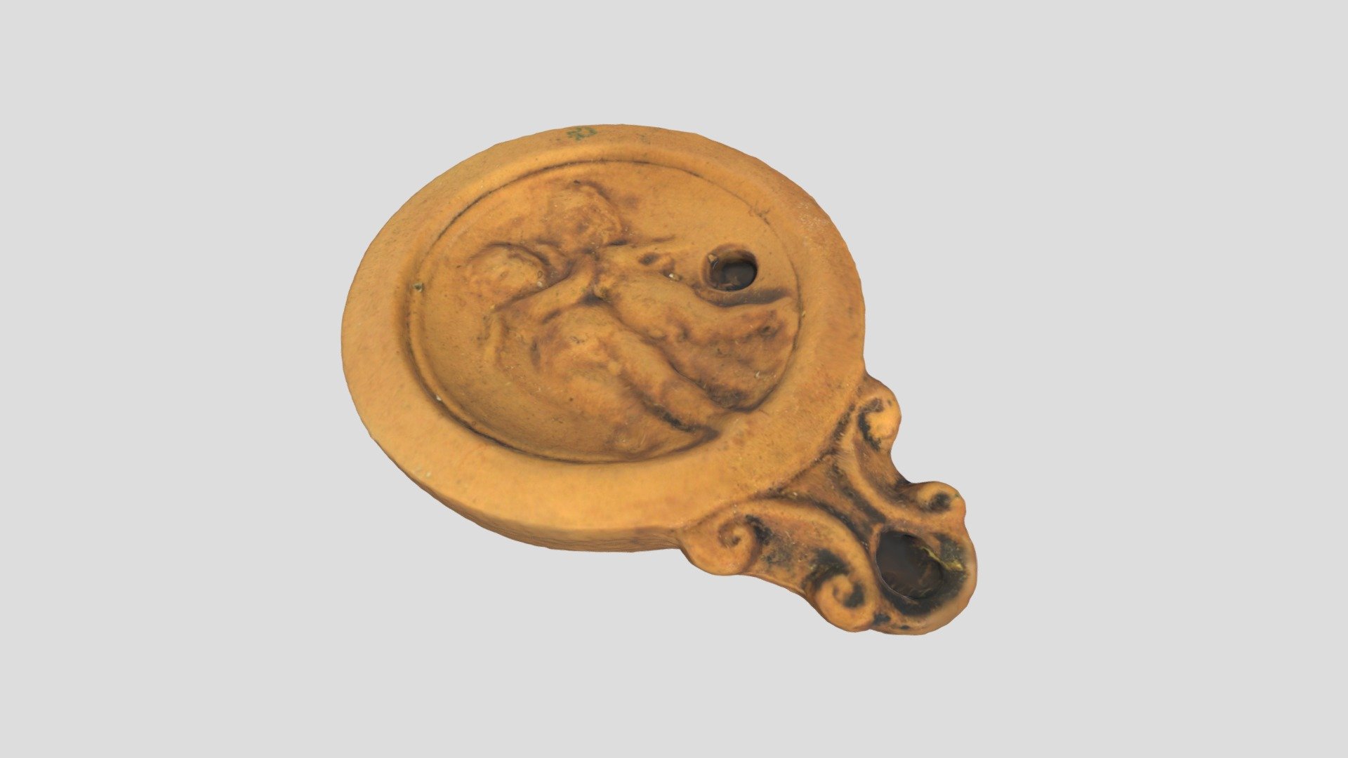 Get Sculpting! Oil Lamp 3D model by Culture Perth & Kinross