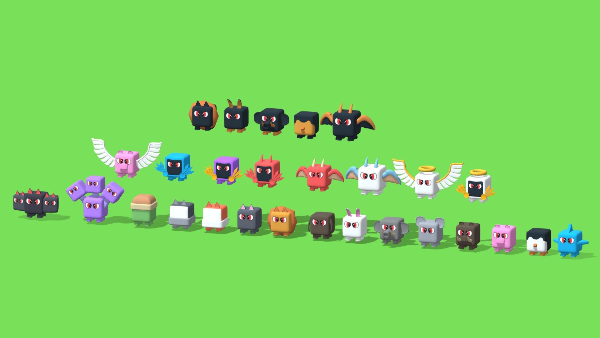 Roblox pet pack low poly Full pack - 3D model by AppLinkor (@denis ...