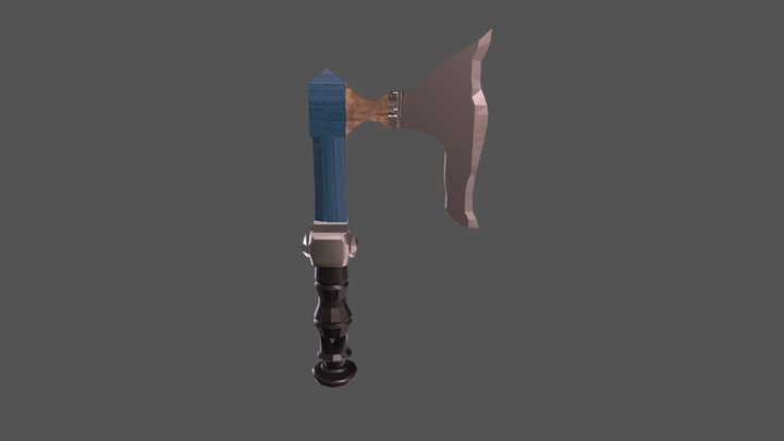 Tribal Axe 3D Model