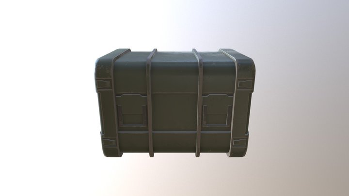 Crate Military 3D Model