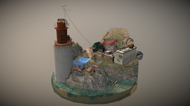 DAE Diorama - RustBorn 3D Model