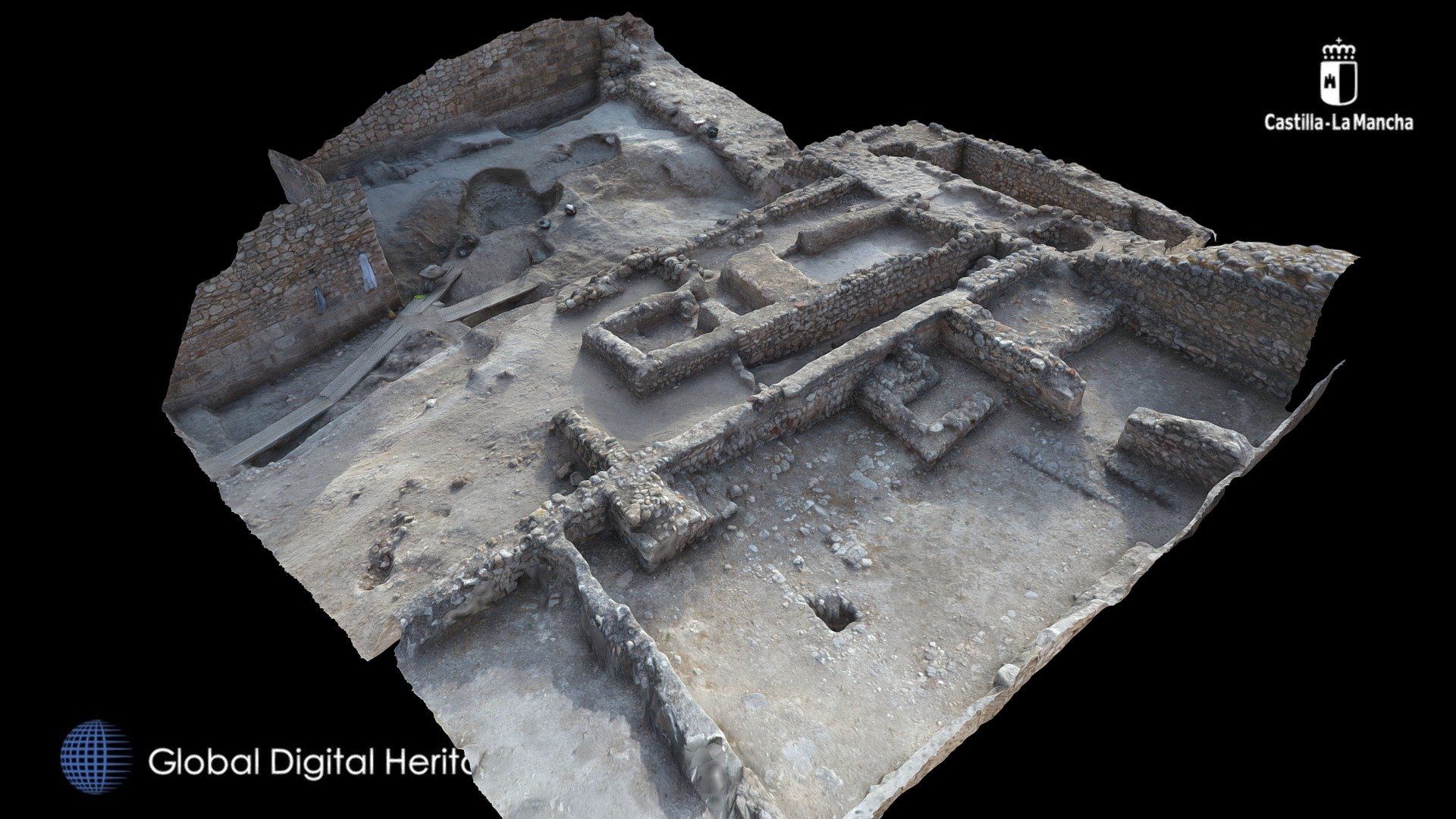 Excavation of the medina, Calatrava la Vieja — Sketchfab embed 3D viewer