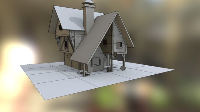 First House 3D Model