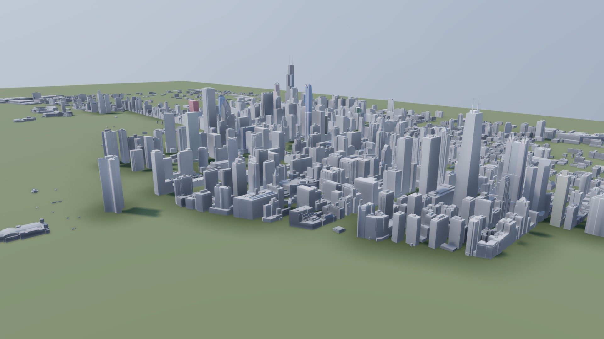 Chicago - 3D Model By 𝖟𝖙𝖗𝖟𝖙𝖗 (@ztrztr3) [cb72f4d] - Sketchfab