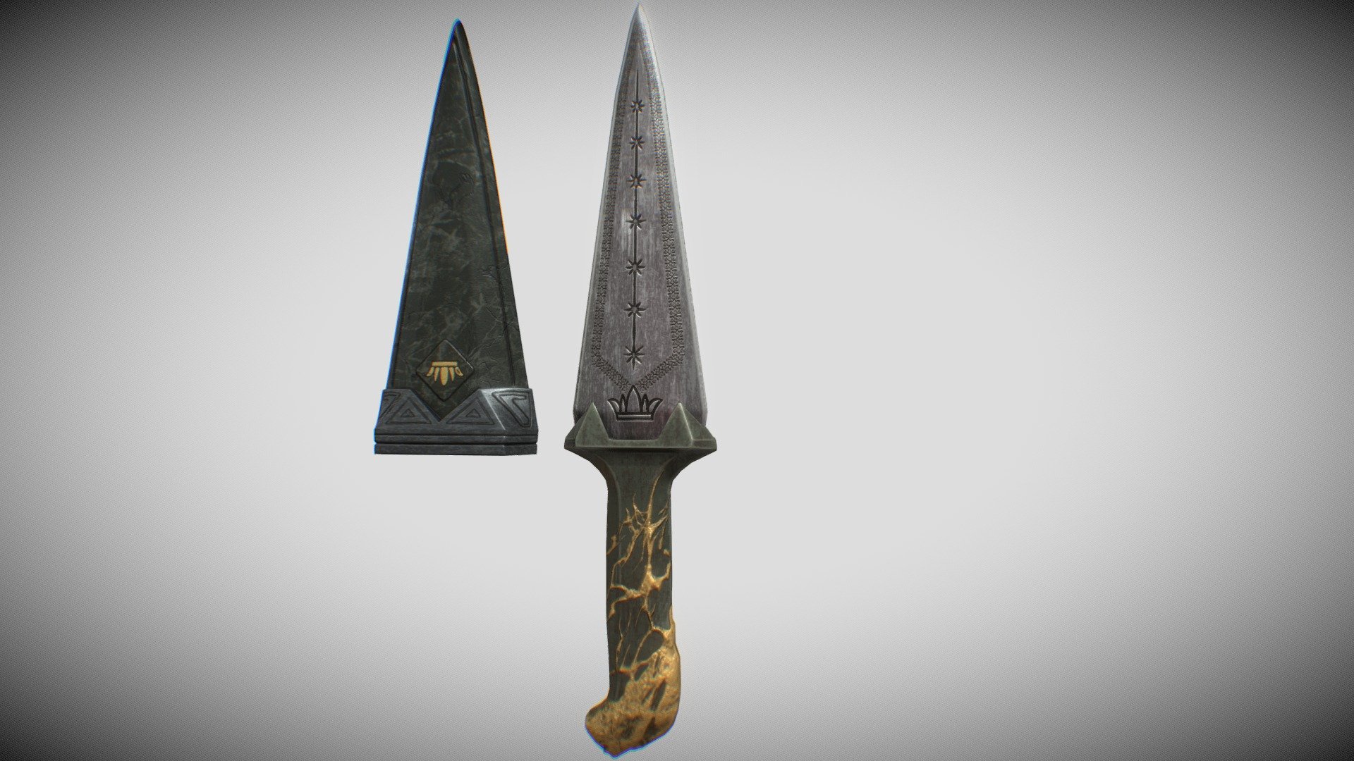 dagger - 3D model by shefaur.rahman [cb7323a] - Sketchfab