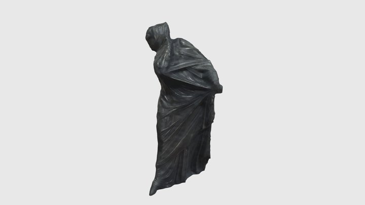 43 - Bronze Statuette of a Veiled Dancer 3D Model