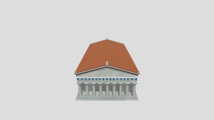 Tempio di Hera 3D Model