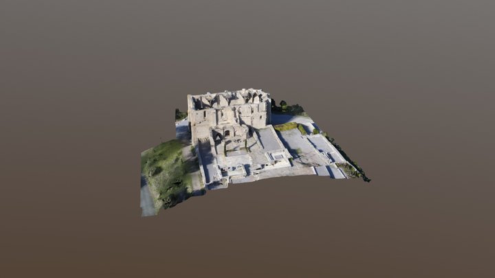 Abbaye de Monceau 34 Format-drone 3D Model