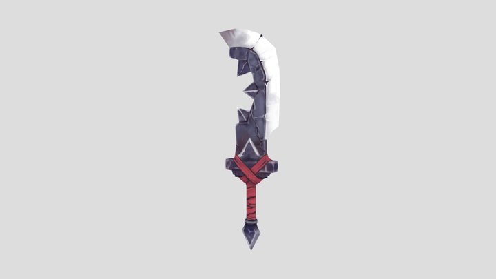 Stylized Sword(Low Poly) 3D Model