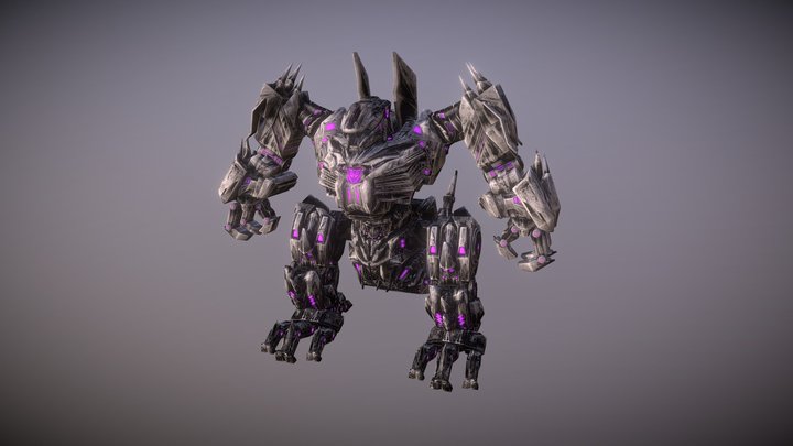 Trypticon 3D Model