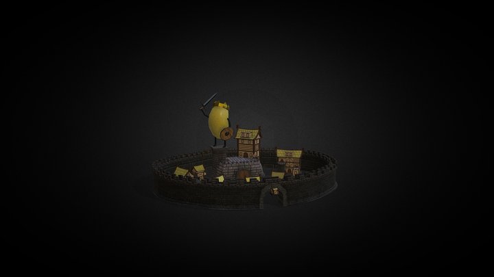 Beanaria Capital 3D Model