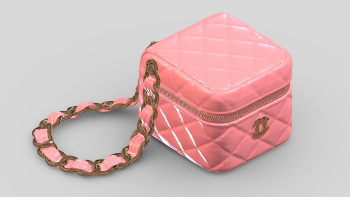 Chanel Clutch bag Metal frame 3D model
