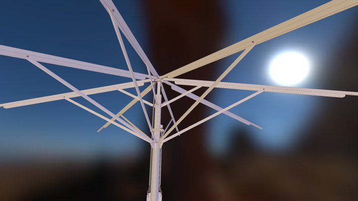 Jumbrella Modo Model 3D Model