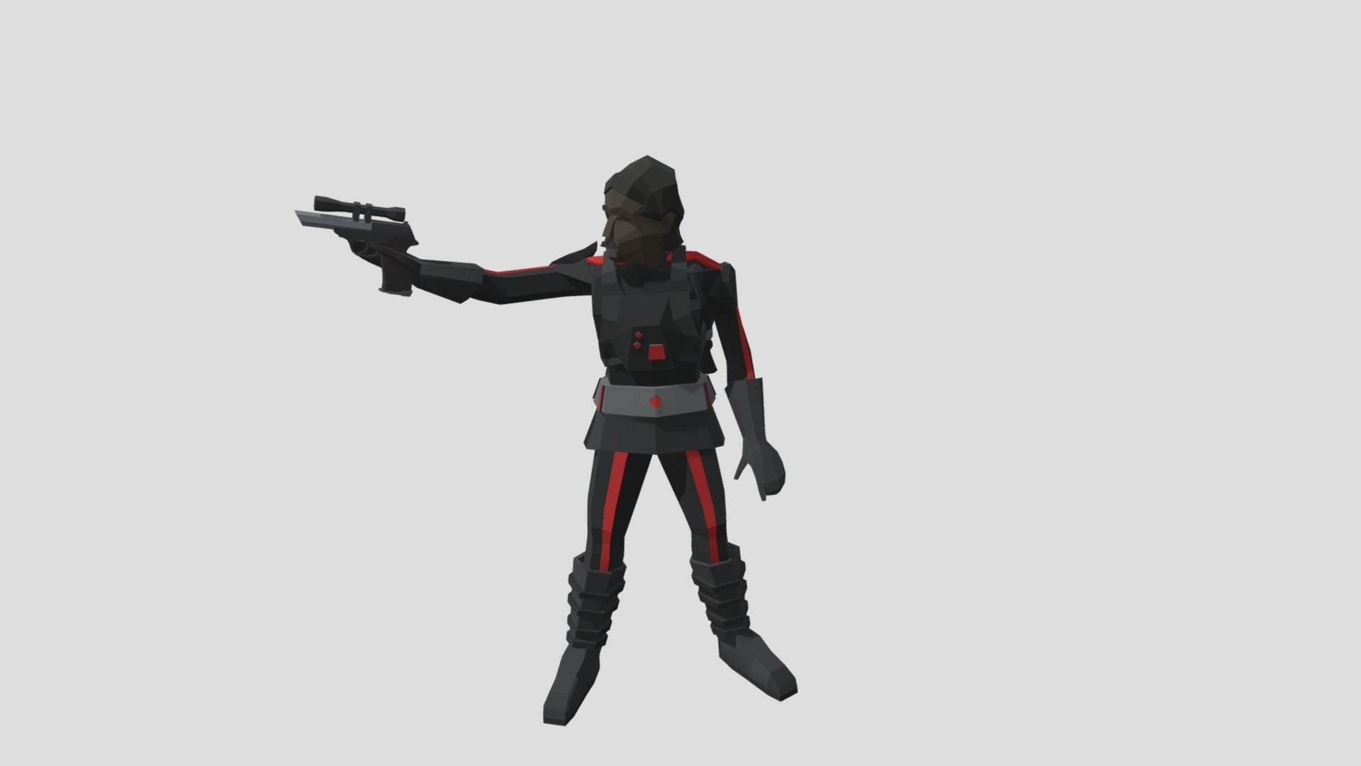 Moff Gideon Shoot Animation
