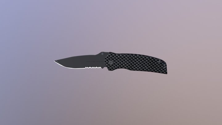 Gerber Swagger Knife 3D Model