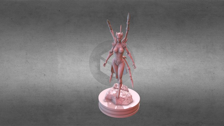 Elise - Spider Queen 3D Model